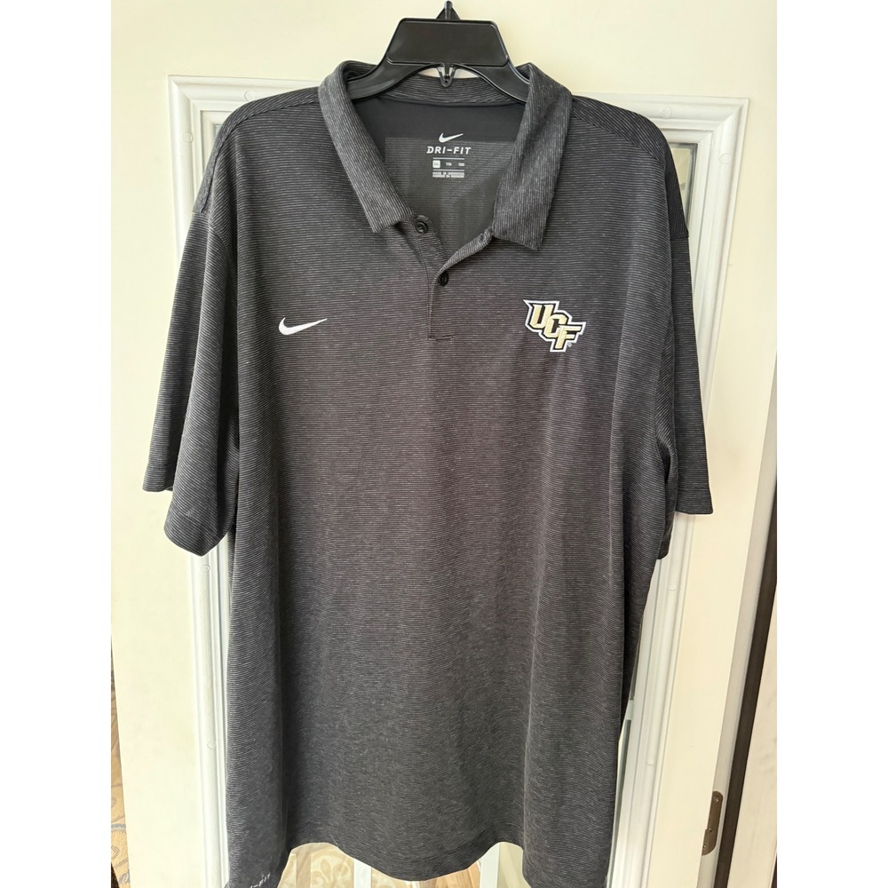 Men's Nike Anthracite UCF Knights 2024 Sideline Coaches Performance Polo XXL